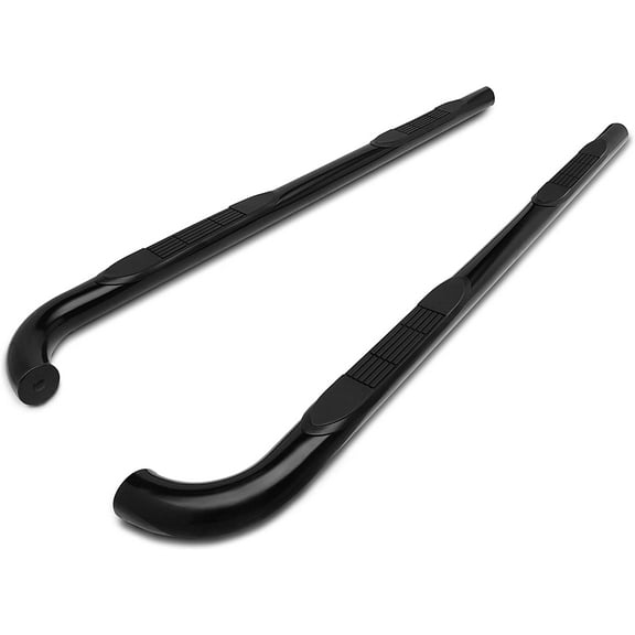 TAC Side Steps Custom Fit 2002-2007 Jeep Liberty 3 inches Black Side Bars Nerf Bars Step Rails Running Boards Off Road Automotive Exterior Accessories (2 Pieces Running Boards)