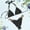 V#Black, variant on RYDCOT Women's Triangle Bikini String Bikini Set Two Piece Swimsuit Bathing Suits for Women Deep V Halter Swimsuits for Women 2 Piece Clearance