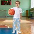 thumbnail image 6 of joogoo Baseball Coquette Bows Boys' Sweatpants Jogger Pants 4T, 6 of 8
