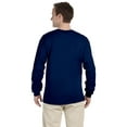 thumbnail image 2 of The Gildan Adult Ultra Cotton 6 oz Long Sleeve T-Shirt - NAVY - 4XL, 2 of 2