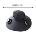 thumbnail image 3 of Solar Fan Hat Summer Fisherman Hat Solar,USB Dual Power for Men,Women,Strong Wind Charging Fan 18.17inch Outdoor,Fishing Solar Fan Hat, 3 of 6