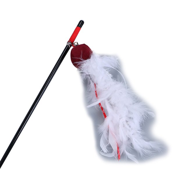 Cat Teaser Toy Artificial Funny Cat Feather Toy Cat Interactive Toy