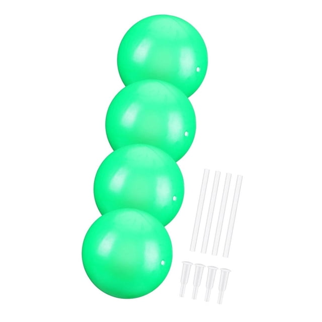 4 piezas de pelotas de conexión para sóftbol, 9.8 pulgadas, para equipos de gimnasio y deportes versátiles. Verde
