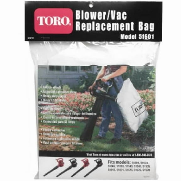 Toro 51503 Bottom Zip Blower Vac Replacement Bag