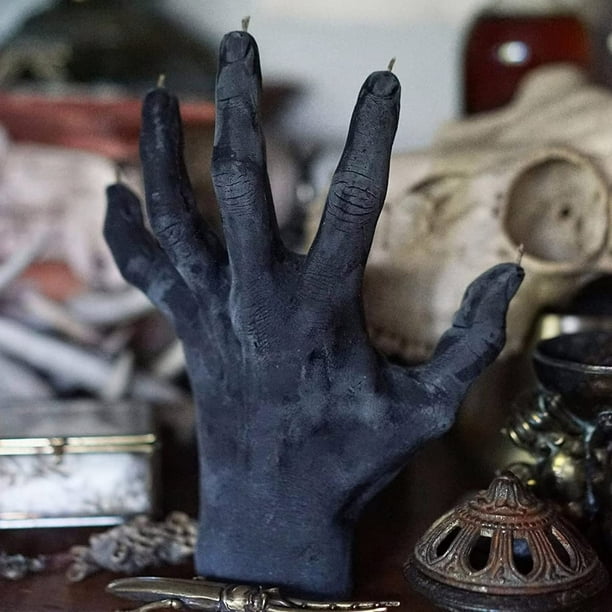 jsaierl Bleeding Hand Candles Holiday Decorations Fall Candle Horror