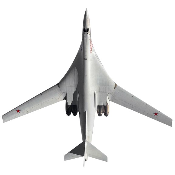 1:72 Paper Tupolev Tu-160 Black Jack Bomber Model Aircraft Model Simulation Aviation Science Exhibition Model (Unassembled Kit )