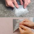 thumbnail image 1 of Cinta de supersellado de caucho de butilo de aluminio, utilizada para fugas en el techo, grietas en la superficie, espacio en el borde de la ventana y fractura de tubería (1 mm * 50 mm * 5 m). ShuxiuWang 8390605064180, 1 of 1