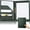 Green, variant on Padfolio Portfolio Binder, Faux Leather Folder, Resume Interview Legal Document Organizer, Letter Sized Writing Pad w/Business Card Holder, A4 Professional Folio for Office Conference (Black)