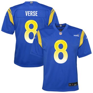 Jaxson Dart #6 New York Giants Game onField Adult Jersey Blue Size M NWT | #4928316532