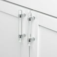thumbnail image 3 of GlideRite 3.75 in. Center Acrylic Cabinet Bar Pulls, Polished Chrome, Pack of 25, 3 of 3