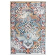 thumbnail image 2 of Luxee Designs Alexandria Bordered Pattern 5x7 Area Rug for Living Room Indoor Boho Rugs - Gray/Gold, 2 of 9