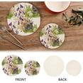 thumbnail image 4 of GZHJMY Easter Bunny Round Trivets Pot Holders 2 Pcs, Heat Resistant Cotton Thread Weave Trivets for Hot Dishes, Cooking, Baking, Farmhouse, Kitchen Decor for Kitchen Pans Bowl Teapot, 4 of 7