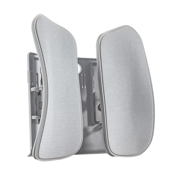 Cojín de respaldo perfecl para silla de escritorio Gris