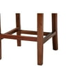 thumbnail image 6 of Baxton Studio Racquel Modern Bohemian Natural Rattan and Mahogany Wood Counter Stool, 6 of 7