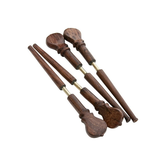 Roosebeck Lute Sheesham Pegs w/ Metal Shafts 4-Pack, LUTPFR4M