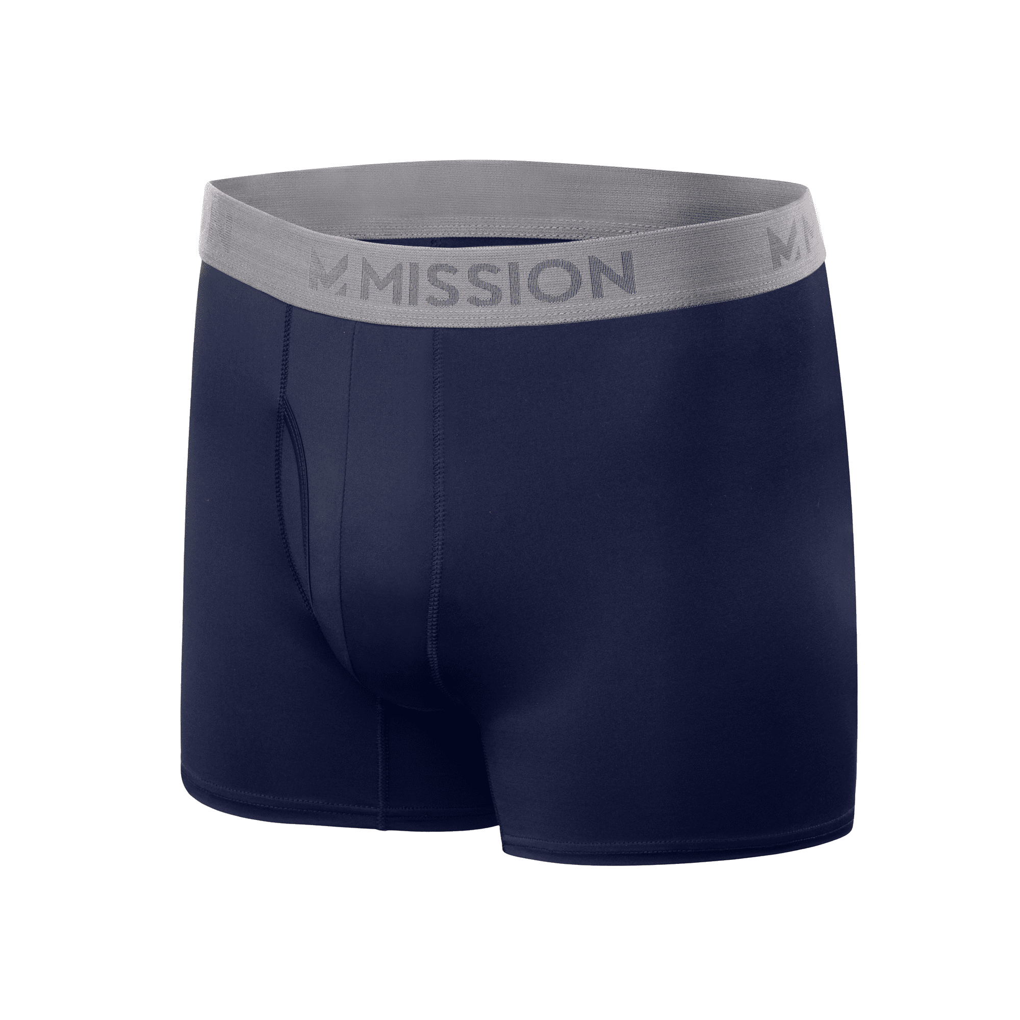 MISSION Men's Boxer Brief 5 Inch 2pk - Navy/Camo - MD