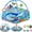 Ocean Animals, variant on JoyStone 8 in 1 Infant Play Gym with 6 Detachable Toys, Washable Activity Mat, Ages 0-18M