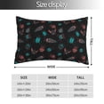 thumbnail image 2 of Balery Colorful Insect Funda de Cojín Estampada, Regalos para Mujeres, Regalos de Amor para Ella, Regalos para Novia o Esposa, Funda de Almohada-16"x24", 2 of 6
