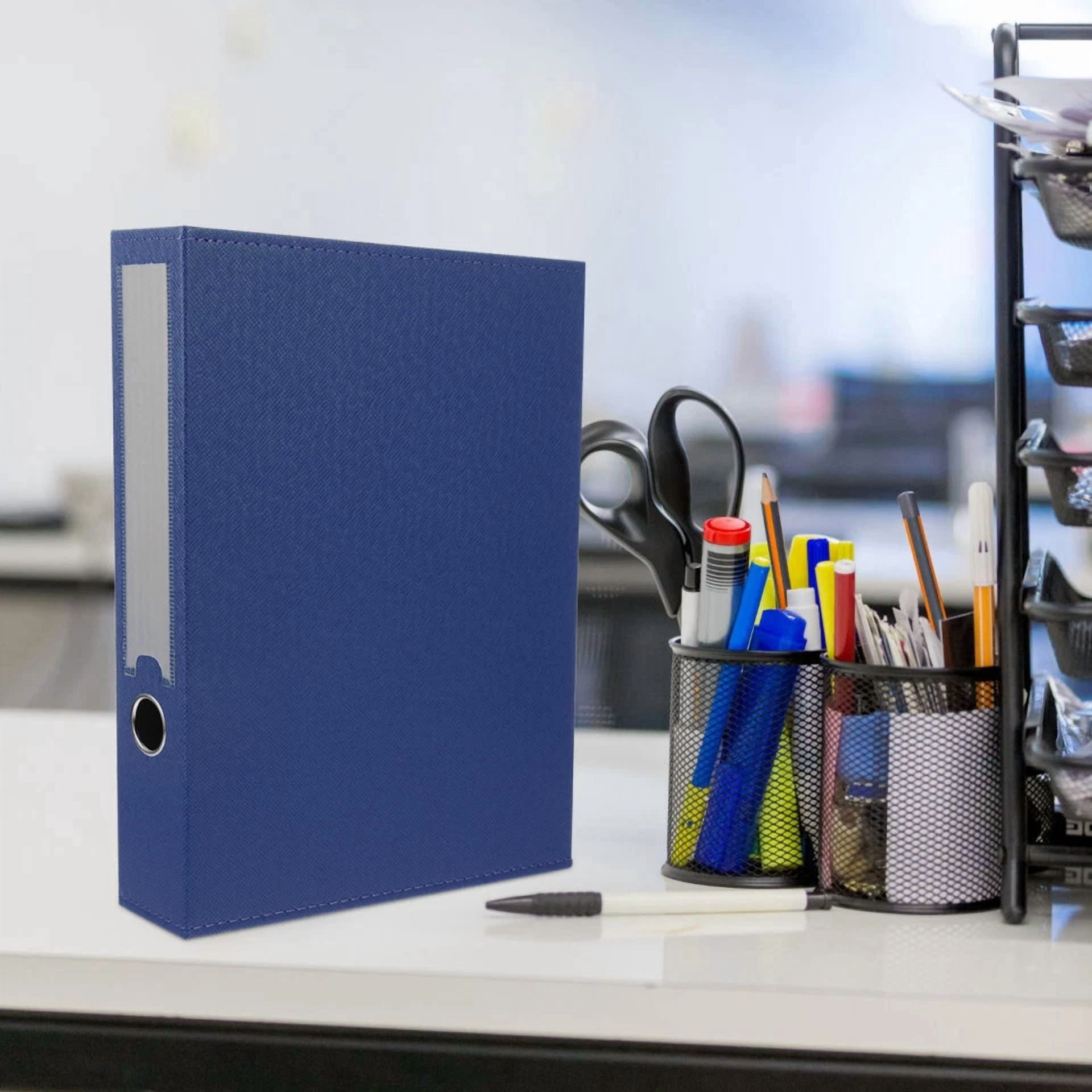 File Box Office Paper Organizer Folder Desktop Document Holder For