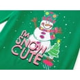 thumbnail image 5 of Topgal Soft Big Girls Christmas Pajamas 2-Piece Long Sleeve & Pants Snowman Jammie Set PJS for Tween Kids Size 10, 5 of 6