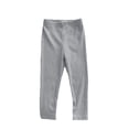 thumbnail image 4 of YunPes Girls and Toddlers Full Length Leggings Kids Stretchy Warm Footless Tights Pants Basic Solid Color Slim Fit Dance Yoga Pants, 4 of 4