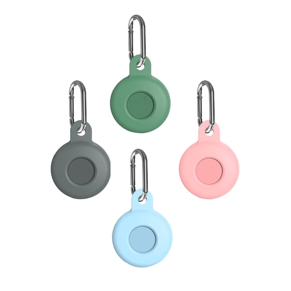 APPLAYERR For AirTag Case 4PCS Silicone Protective Cover for AirTag 2021 Secure Protection Keychain Loop