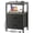 Charcoal Gray and Black-11.8"D x 15.7"W x 23.6"H (2 Drawers)-1, variant on Nightstand With Charging Station Side Table Fabric Drawers End Open Shelf Bedside Usb Ports And Outlets Night Stand For Bedroom Charcoal Gray |