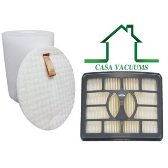 VacEssentials Shark Vacuum Filter Kit - 2 HEPA + 4 Foam/Felt Filters For NV680, NV801 Models