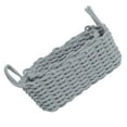 thumbnail image 2 of Panier de Rangement de Bureau, Panier de Rangement Durable en Corde de Coton pour Jouets pour Enfants Gris 36x25x15cm, 2 of 8