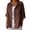 Coffee, variant on Summer Tops for Women Gsakboxl Women Cotton Linen Half Sleeve Cardigan Plus Size Loose Fit Casual Shirt With Chest Pocket Soft Breathable Spring Summer Daily Outerwear Blouses for Women Dressy Casual