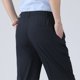 thumbnail image 5 of Ceisia Men's Solid Color Quick-Dry Straight Leg Casual Pants with Elastic Waist Navy XXL Gifts, 5 of 9