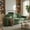 Green, variant on Christopher Knight Home 84.7" Modern Chenille Sofa Couch with Curved Backrest, 3 Seats, Green