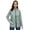 Grey Spruce, variant on Women's Plus Size Leather Blazer