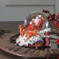 thumbnail image 4 of Northlight Santa Claus on Sleigh with Reindeer Musical Christmas Snow Globe - 5.5", 4 of 4