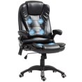 thumbnail image 1 of Vinsetto Massage Office Chair with 6-Point Vibration, Black, 1 of 10