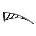thumbnail image 1 of S SERENABLE Fenêtre Store Support Extérieur Porte Store Support pour Patio Cour Pluie Couverture Noir, 1 of 9