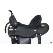 15 In Hilason Horse Trail Pleasure Endurance Synthetic Saddle Black