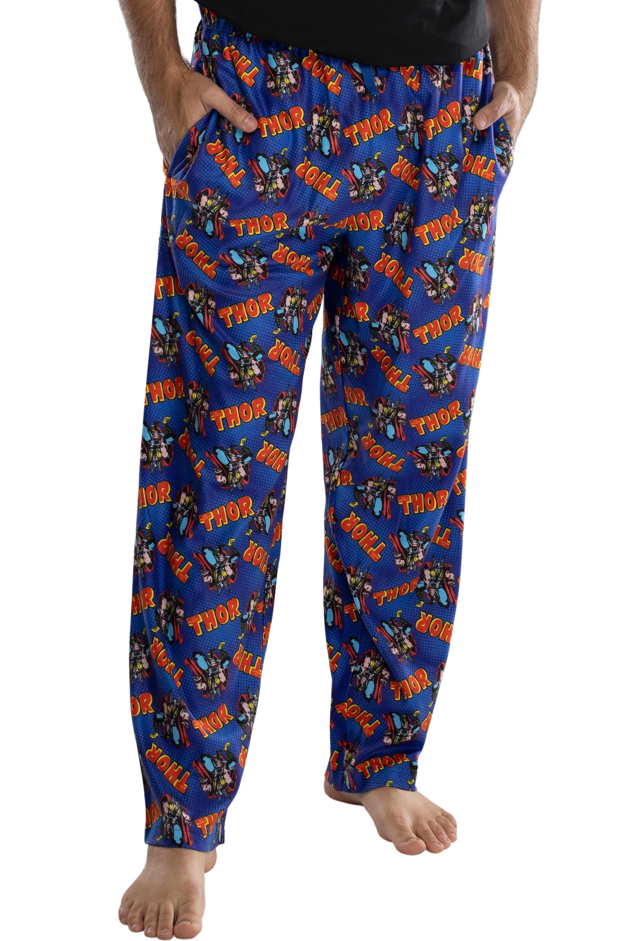 SuperHeroStuff Thor Logo Jack Kirby Mens Pajama Pants 
