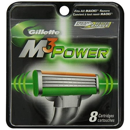 P & G Gillette M3Power Cartridges, 8 ea