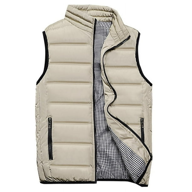 Chaleco de hombre, chaleco de algodón ajustado de moda para hombre Chaleco de algodón para hombre