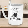 thumbnail image 6 of Knitting Coffee Mug - Don't Talk to Me I'm Counting - Crochet Coffee Cup, Fun Gift for Knitters, Perfect Birthday Present for My Wife, Mom, Grandma, Grandmother - 11 oz White Ceramic Mug, 6 of 8