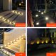 thumbnail image 5 of Solar Garden Lights Home Garden Decoration Steps Stair Lights Yard Fence Wall Lights Outdoor Lights Deals Of The Day Clearance, 5 of 8