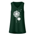 thumbnail image 5 of Camisetas sin mangas de verano para mujer con cuello en V y estampado de cola de milano sin mangas Pompotops  lopia996099, 5 of 5