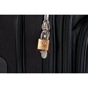 Brinks Solid Brass 22mm TSA Travel Keyed Padlock with 1/2in Shackle, 2 pack