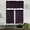 Purple, variant on GYROHOME 3 Pieces Red Rod Pocket Faux Silk Sheer Curtains Solid Color Set with 2 Tiers 26x36 inch Each and 1 Valance 52x14 inch for Kitchen Bathroom