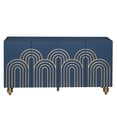 thumbnail image 6 of Tcbosik Buffet Cabinet with Storage, 59.8" Kitchen Storage Cabinet with Adjustable Shelves and 4 Doors, Coffee Bar Cabinet for Kitchen, Living Room, Dining Room, Easy Assembly, Navy Blue, 6 of 9