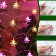 thumbnail image 6 of WILLED Christmas Lights, LED Snowflake String Lights Battery Operated Waterproof Fairy Lights for Bedroom Patio Room Garden Party Home Xmas Decor Indoor Outdoor Christmas Tree Decorations, 2 Pack, 6 of 8