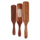 thumbnail image 1 of juego de 3 espátulas de madera con mango largo para cocina, 1 of 8