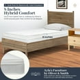 thumbnail image 5 of OLIVER & SMITH SINCE 1921 Twin Size 12 Inch Comfort Foam & Spring Hybrid Mattress with Euro Top - Medium Firm, 5 of 6