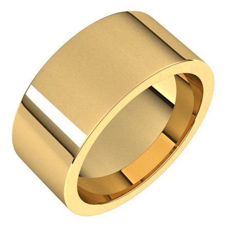 14K Yellow 9 mm Flat Comfort Fit Band Size 7 FIR7:9004:P